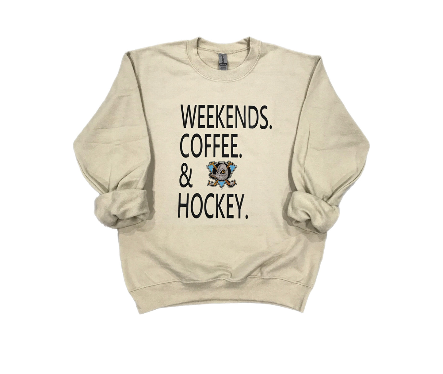 Weekends. Coffee. & Hockey. - Crewneck