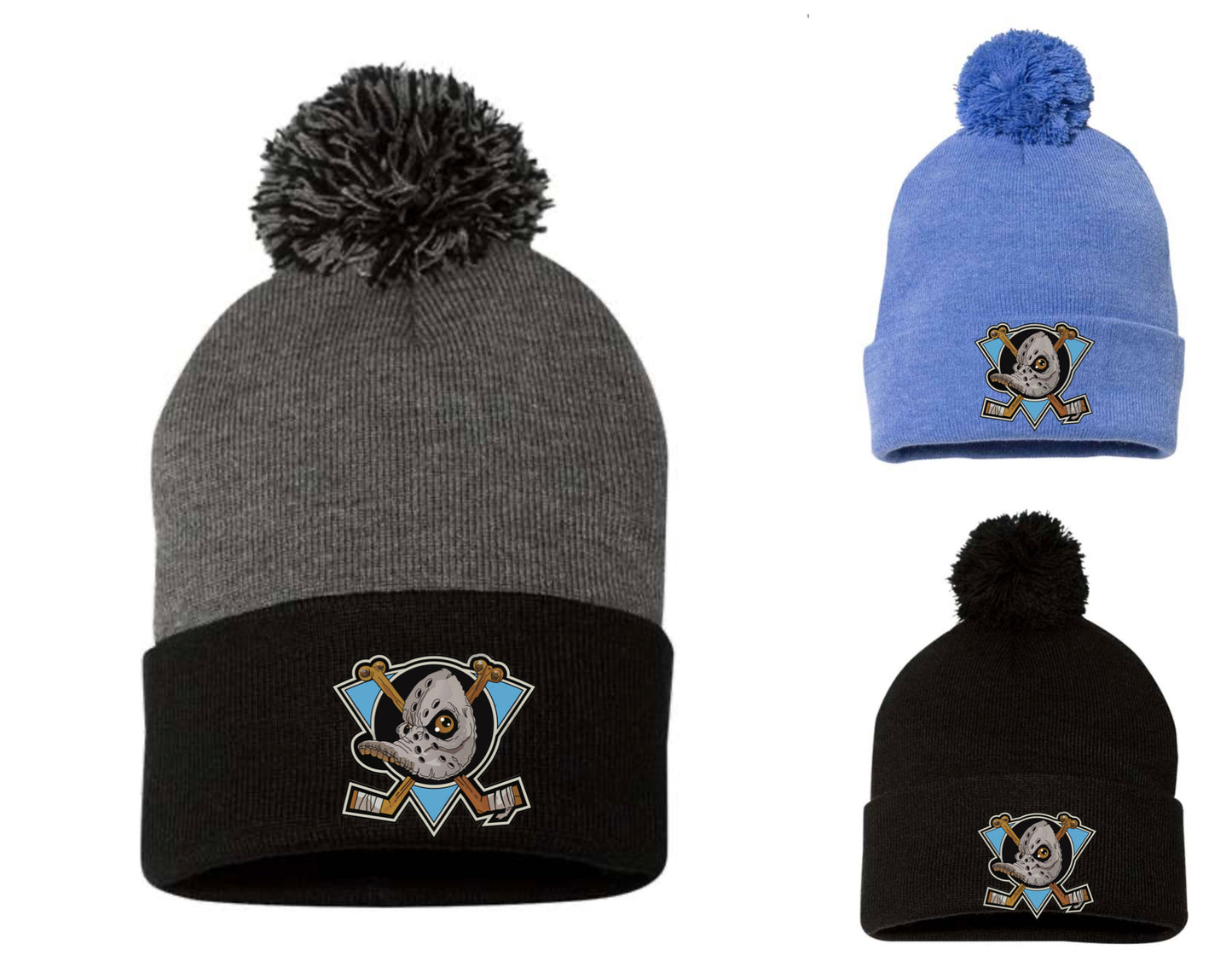 Cuffed Toque with Pompom