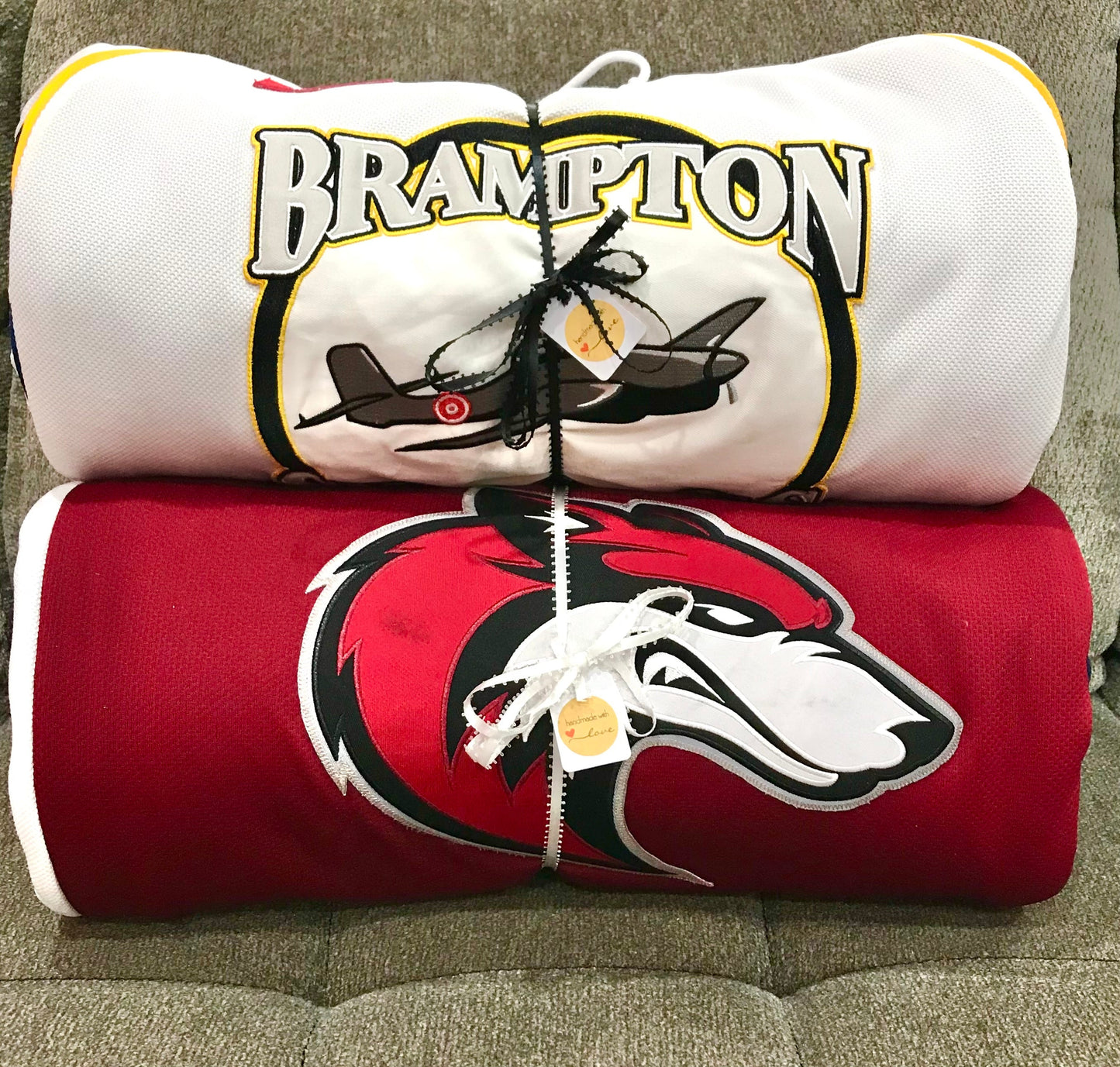 Custom jersey blankets