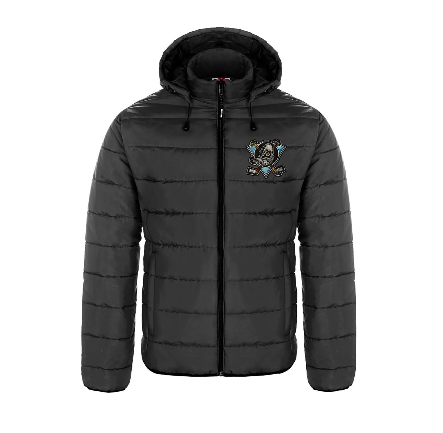 Dufferin Ducks Puffy Jacket with Detachable Hood (Men, Youth and Ladies sizes)