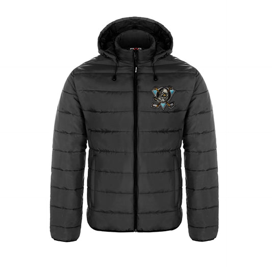 Dufferin Ducks Puffy Jacket with Detachable Hood (Men, Youth and Ladies sizes)
